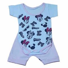 Imagem do Conjunto Para Bebê Da Laurinha Body Bory Com Estampa Desenhos + Short Escolha Cor REF S209