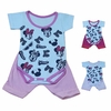 Conjunto Para Bebê Da Laurinha Body Bory Com Estampa Desenhos + Short Escolha Cor REF S209