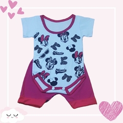 Conjunto Para Bebê Da Laurinha Body Bory Com Estampa Desenhos + Short Escolha Cor REF S209 na internet