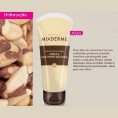 Creme Para As Mãos Com Ureia E Castanha Do Pará MIXDERME Abelha Rainha 60g Rápida Absorção Hidrata e Perfuma REF 3750