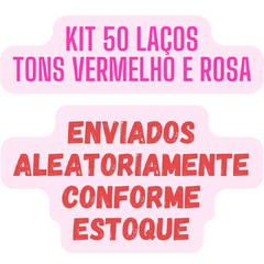 Imagem do Kit 50 Laços Bola Prontos Presente Aniversário Mães Namorado