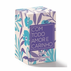 Desodorante Colônia Feminina COM TODO AMOR E CARINHO Mini 25ml JEQUITI - Importados da Malu