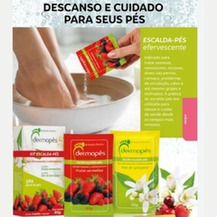 Kit Escaldapés Sal Relaxante Efervescente Para Pés DERMOPÉS REF 3366 - comprar online