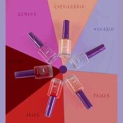 Esmalte Coleção Signos Aquário Unha Cor Azul Abelha Rainha REF 4892 na internet