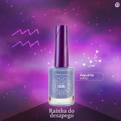 Esmalte Coleção Signos Aquário Unha Cor Azul Abelha Rainha REF 4892 - Importados da Malu