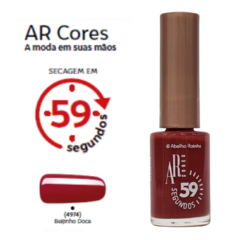 Esmalte Secagem Rápida 59 Segundos Vermelho Beijinho Doce Ar Cores Abelha Rainha REF 4974 - loja online