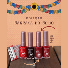 Esmalte Secagem Rápida 59 Segundos Vermelho Beijinho Doce Ar Cores Abelha Rainha REF 4974