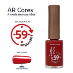 Esmalte Secagem Rápida 59 Segundos Vermelho Beijo de Cinema Ar Cores Abelha Rainha REF 4975 na internet