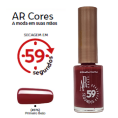 Esmalte Secagem Rápida 59 Segundos Vermelho Primeiro Beijo Ar Cores Abelha Rainha REF 4976 - Importados da Malu