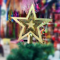 Estrelas Enfeite Topo da Árvore de Natal - comprar online