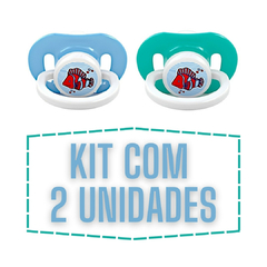 Kit 2 Chupeta Bico Redondo Silicone Mamita Escolha A Cor Acima 6 Meses - loja online