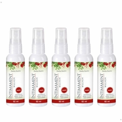 Kit 5 Desodorante Spray Íntimo Perfumado Aroeira Intimament Abelha Rainha 60ml