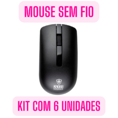 KIT Atacado 6 Mouse Sem Fio Recarrega Por USB Economiza Pilha Silencioso - comprar online