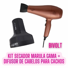 Kit Secador de Cabelo Marula Bivolt Profissional Potente + Super Difusor de Cachos Thermalplus - comprar online