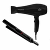 Kit Profissional Secador de Cabelo Ceramic Ion Gama Italy 2100w + Prancha Alisadora Eleganza Plus