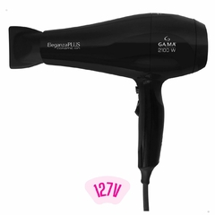 Kit Profissional Secador de Cabelo Eleganza Ceramic Ion Gama Italy + Prancha Chapinha Modeladora Waver Brush Keration - Importados da Malu