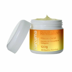 Máscara Facial Extrato De Cúrcuma E Colágeno 120g Revitalize Abelha Rainha REF 2452