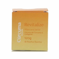 Máscara Facial Extrato De Cúrcuma E Colágeno 120g Revitalize Abelha Rainha REF 2452