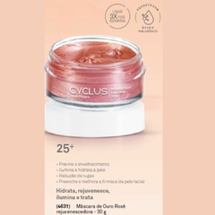 Máscara Facial Ouro Rosé Rejuvenescedora Efeito Lifting 30gr CYCLUS ROSA NEGRA ODORATA REF 4631