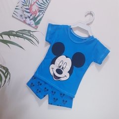 Conjunto: Camiseta e Short Mickey Várias Cores