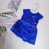 Kit Vestido Renda Com Tule, Calcinha, Tiara e Sapatinho (4 peças)