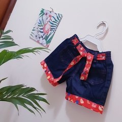 Short Jeans Feminino de Laço - Importados da Malu