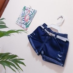 Short Jeans Feminino BB Rasgadinho