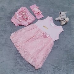 Kit Vestido de Tule, Calcinha e Tiara (3 peças) na internet