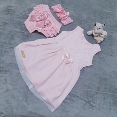 Kit Vestido de Tule, Calcinha e Tiara (3 peças) - comprar online