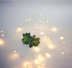 Cordão De Led Pisca Pisca Luzes Natal Fio Fada 3m Com 20 Led - Importados da Malu