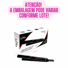 Prancha De Cabelo Ga.ma Italy Eleganza Plus Preta Com Placas De Cerâmica 110v/220v - App2205 - Importados da Malu