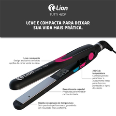 Prancha Cabelo Chapinha Alisadora Profissional Lion Tutti Bivolt 110/220v na internet