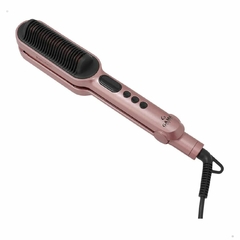 Prancha Modeladora Waver e Brush Keration Rosê/Preto Bivolt Gama Ondula e Alisa O Cabelo - comprar online