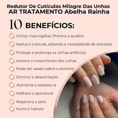 Redutor De Cutículas Complexo Milagre Das Unhas Perfeitas AR TRATAMENTO Abelha Rainha REF 4889 na internet