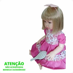 Vestido Para Boneca Reborn Rosa Pink Roupinha Bebê Boneca Baby Kiss E Outras