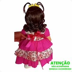 Vestido Para Boneca Reborn Rosa Pink Roupinha Bebê Boneca Baby Kiss E Outras na internet