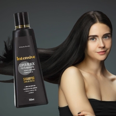 Shampoo Matizador Para Cabelo Preto Super Black INTENSIVE Abelha Rainha REF 1069 - comprar online