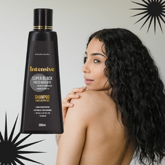 Shampoo Matizador Para Cabelo Preto Super Black INTENSIVE Abelha Rainha REF 1069 na internet