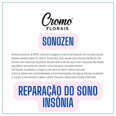 Cromofloral SONOZEN Floral Bach 30ml P/ Reparação Do Sono Insônia 100% Natural REF 1173 na internet