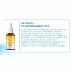 Cromofloral SACIASIM Floral Bach 30ml Para Controle Alimentar 100% Natural REF 1174 na internet