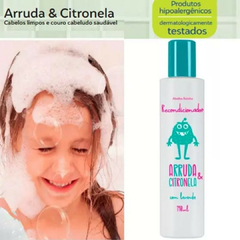 Kit Tratamento Completo Contra Coceira Piolhos Lêndeas Arruda e Citronela Com Lavanda Hipoalergênico Abelha Rainha - loja online