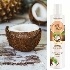 Shampoo Óleo De Coco Nutrição Intensa Hidrata Profundamente CAPIHAIR Abelha Rainha REF 1247 - comprar online