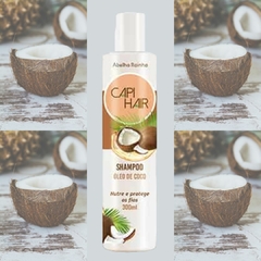 Shampoo Óleo De Coco Nutrição Intensa Hidrata Profundamente CAPIHAIR Abelha Rainha REF 1247 na internet