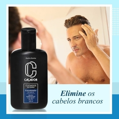 Escurecedor de Cabelos CAÇADOR Cuidados Do Homem Intensive Man Abelha Rainha 120ml REF 1384