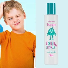 Shampoo Com Lavanda ARRUDA E CITRONELA Infantil Contra Piolhos Lêndeas Coceira Abelha Rainha REF2000 na internet