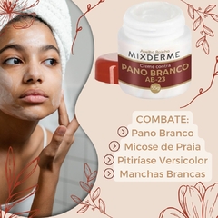 Creme Contra Pano Branco Micose de Praia Pitiríase Versicolor AB 23 MIXDERME Abelha Rainha 55gr REF 2063 na internet