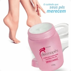 Creme Para Afinar Os Pés Hidrata Dermopés Abelha Rainha 130g REF 2074 na internet