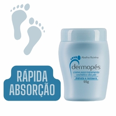 Creme Para Tratamento Cosméticos dos Pés DERMOPÉS Hidrata e Restaura Abelha Rainha 55gr REF 2088 - comprar online