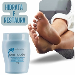 Creme Para Tratamento Cosméticos dos Pés DERMOPÉS Hidrata e Restaura Abelha Rainha 55gr REF 2088 - loja online