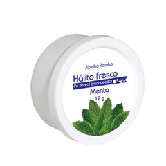 Pó Dental Branqueador Sabor Menta HÁLITO FRESCO 12gr Abelha Rainha REF 2128 na internet